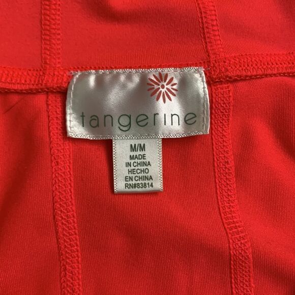 Tangerine Full Zipper Active Wear Jacket Size M - Picture 11 of 12